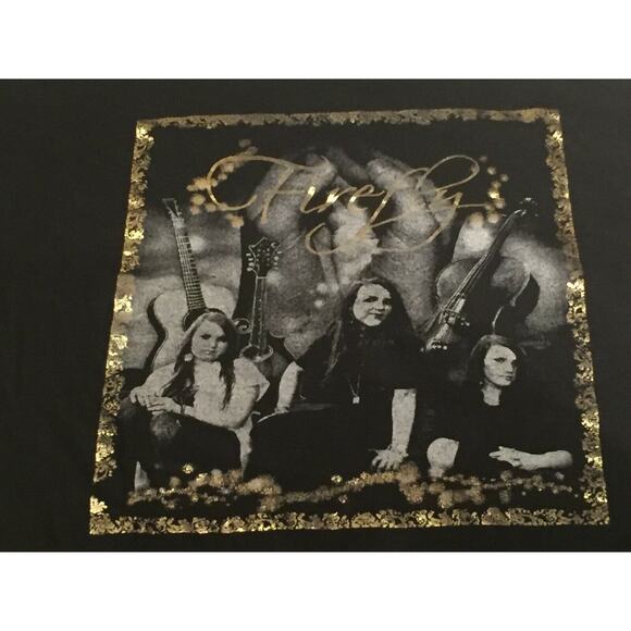 Firefly Music Group Band T Shirt Melanie McKenzie Madelyn Country Pop Gold Frame - Picture 4 of 8